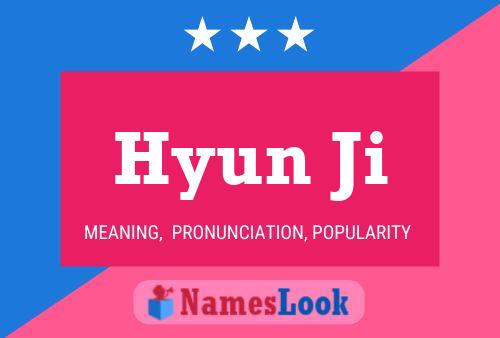 Hyun Ji Name Poster