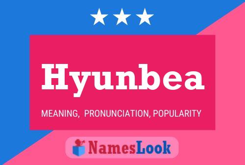 Hyunbea Name Poster