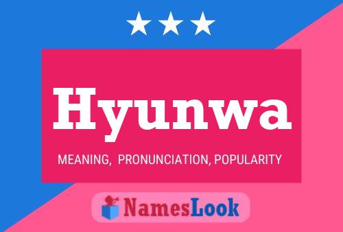 Hyunwa Name Poster