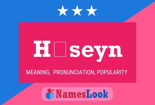 Hüseyn Name Poster