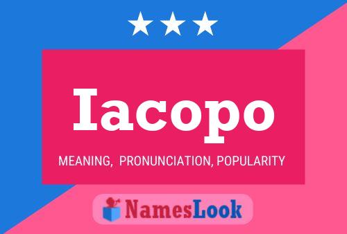 Iacopo Name Poster