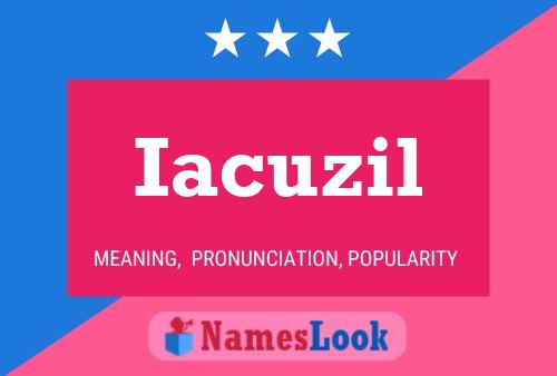 Iacuzil Name Poster