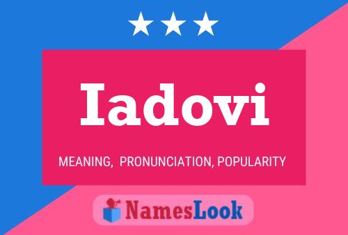 Iadovi Name Poster