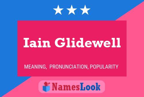 Iain Glidewell Name Poster