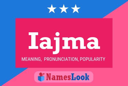 Iajma Name Poster