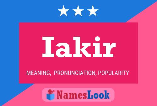 Iakir Name Poster