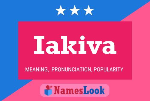 Iakiva Name Poster