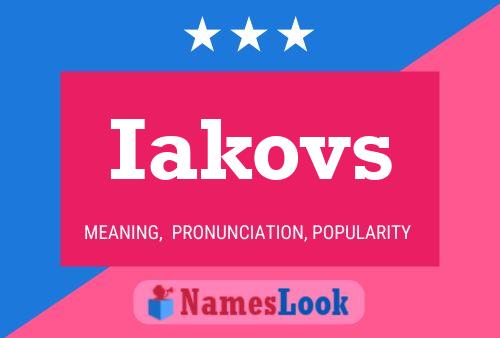 Iakovs Name Poster