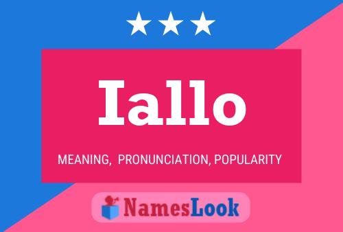 Iallo Name Poster