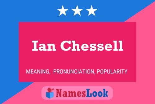 Ian Chessell Name Poster