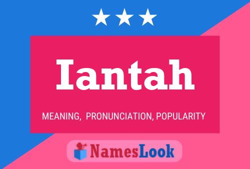 Iantah Name Poster