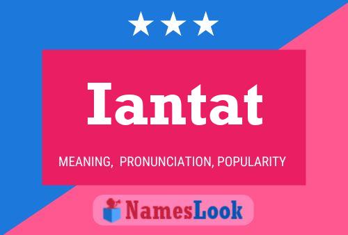 Iantat Name Poster