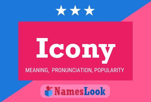 Icony Name Poster