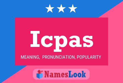 Icpas Name Poster