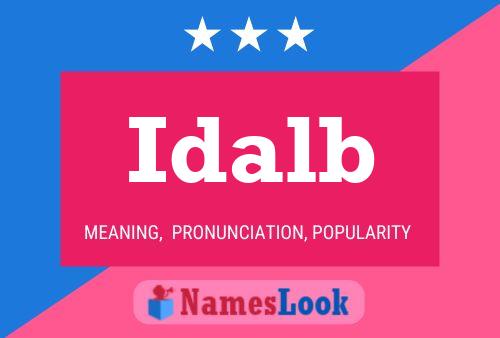 Idalb Name Poster