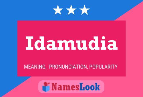 Idamudia Name Poster