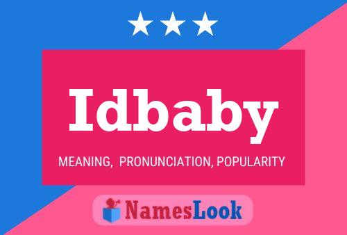 Idbaby Name Poster