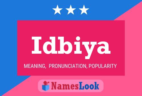 Idbiya Name Poster