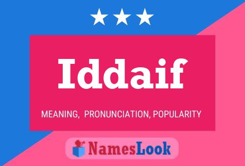 Iddaif Name Poster