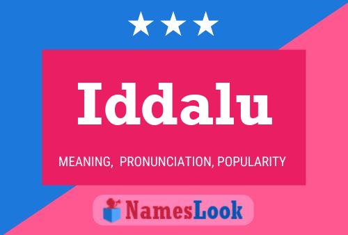 Iddalu Name Poster