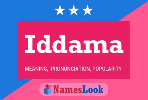 Iddama Name Poster