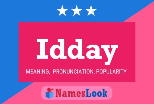 Idday Name Poster