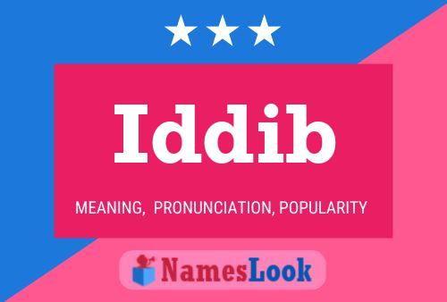 Iddib Name Poster