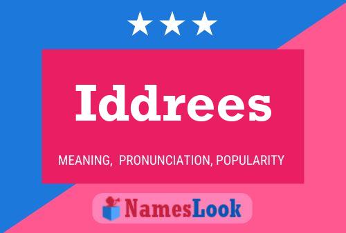 Iddrees Name Poster