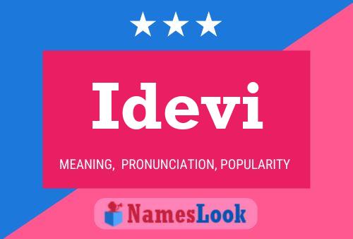 Idevi Name Poster