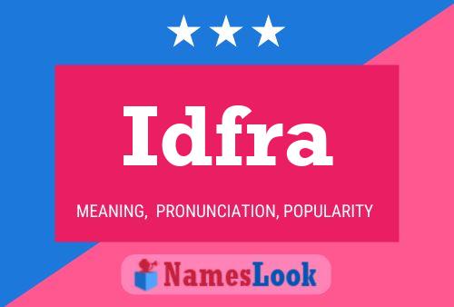 Idfra Name Poster