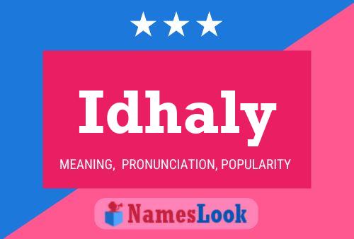 Idhaly Name Poster