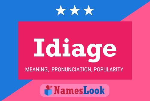 Idiage Name Poster