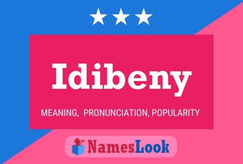 Idibeny Name Poster