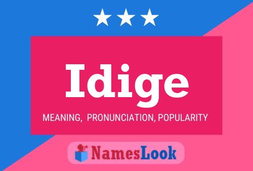 Idige Name Poster