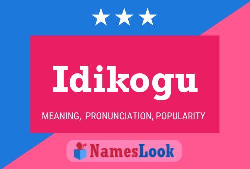 Idikogu Name Poster