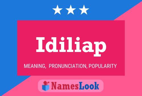 Idiliap Name Poster