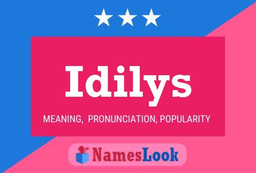 Idilys Name Poster