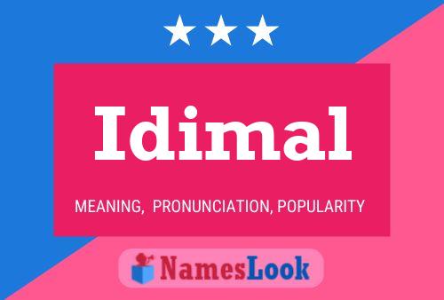 Idimal Name Poster