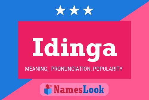 Idinga Name Poster