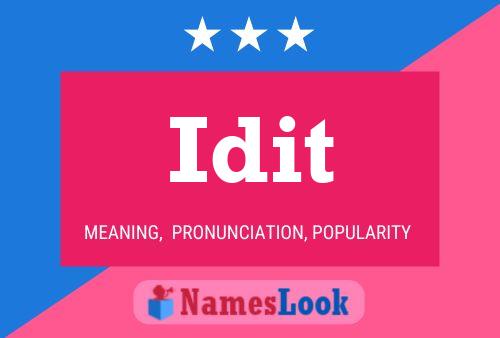 Idit Name Poster