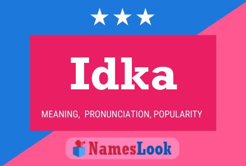 Idka Name Poster