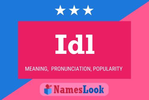 Idl Name Poster