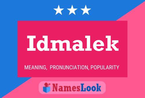 Idmalek Name Poster