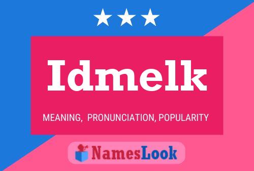 Idmelk Name Poster