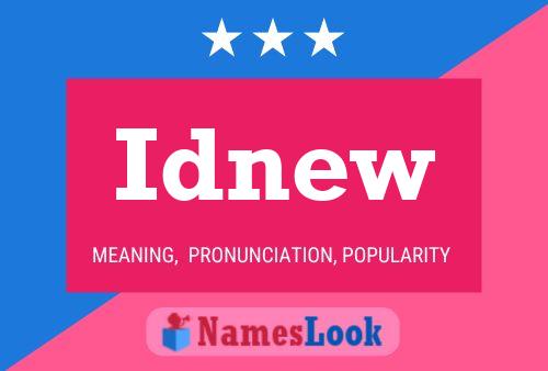 Idnew Name Poster