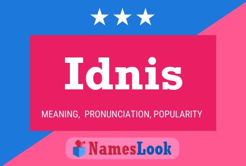 Idnis Name Poster