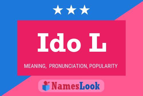 Ido L Name Poster