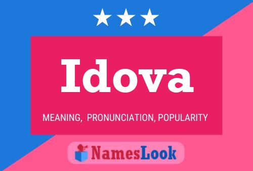 Idova Name Poster