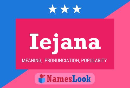 Iejana Name Poster