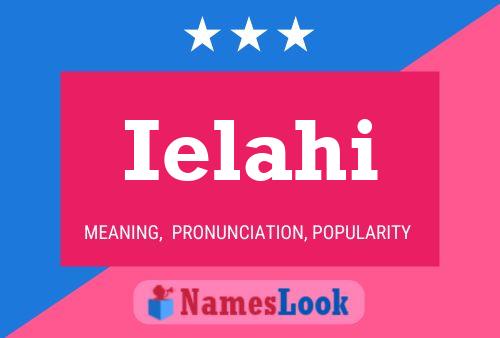 Ielahi Name Poster